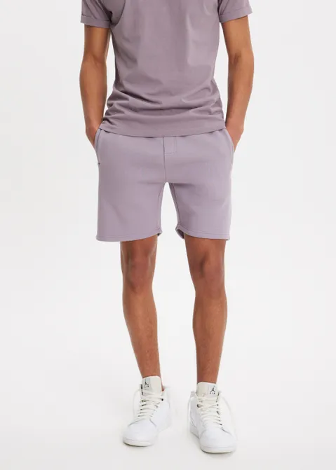 Korte broek jogger met logo paars (PRS.M)