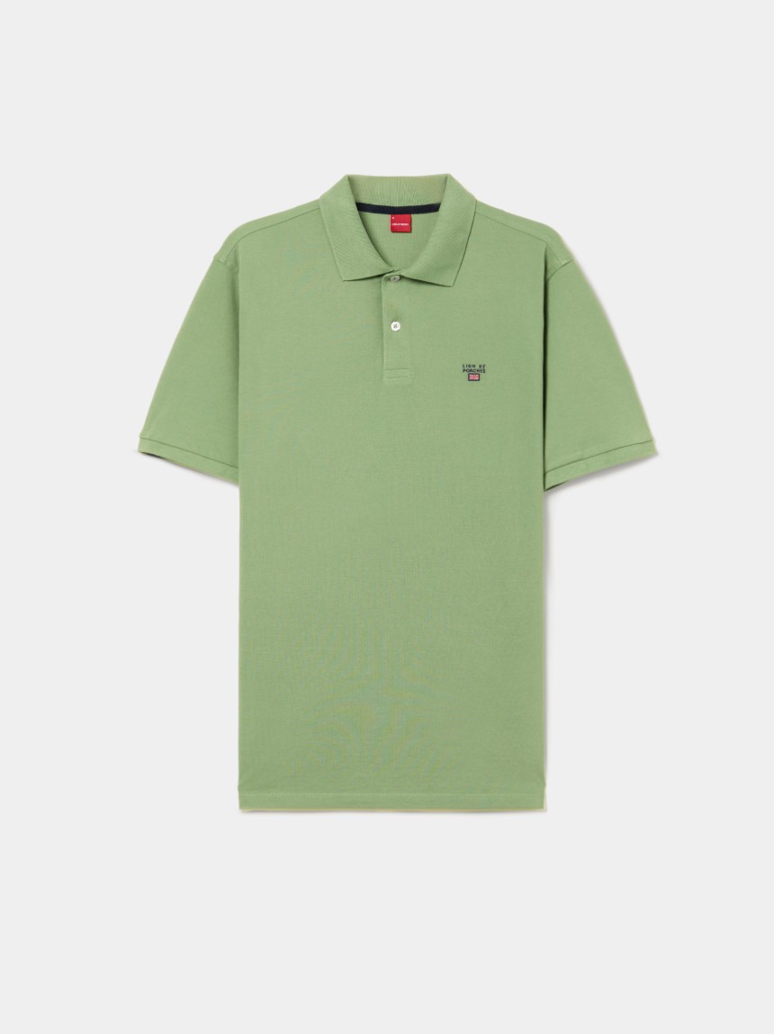 Polo piqué regular fit de algodão