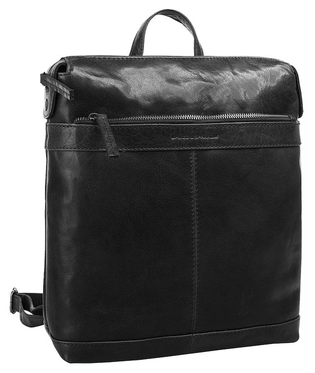 Spikes & Sparrow Laptoprucksack echt Leder
