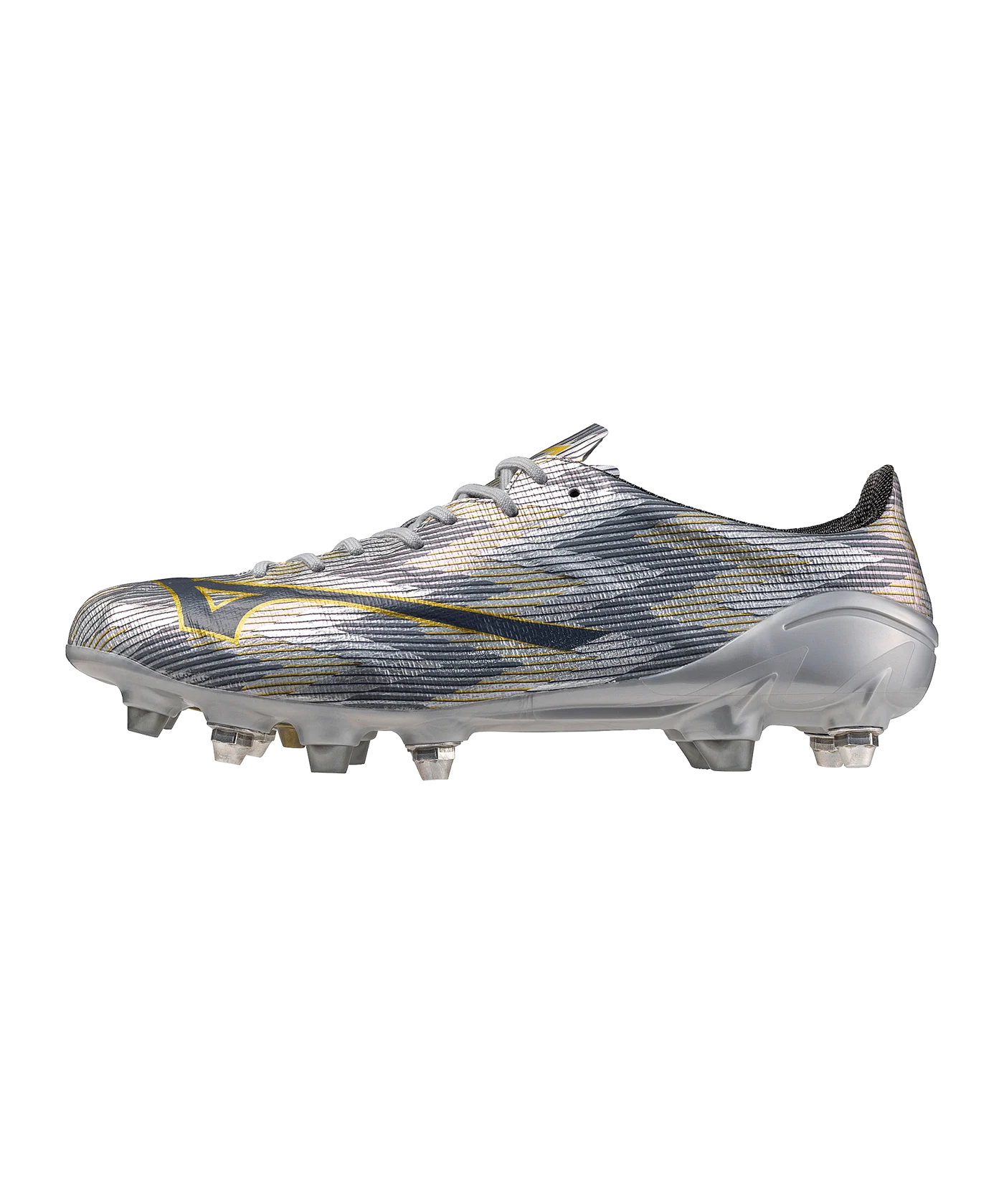 Mizuno Alpha II Made in Japan Mix SG Platinum Silver Silber F04