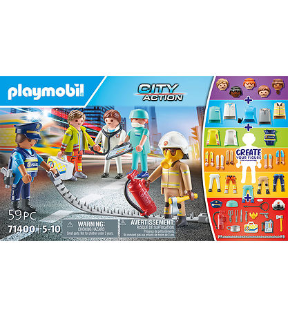 Playmobil City Action - My Figures: Rescue - 71400 - 59 Teile