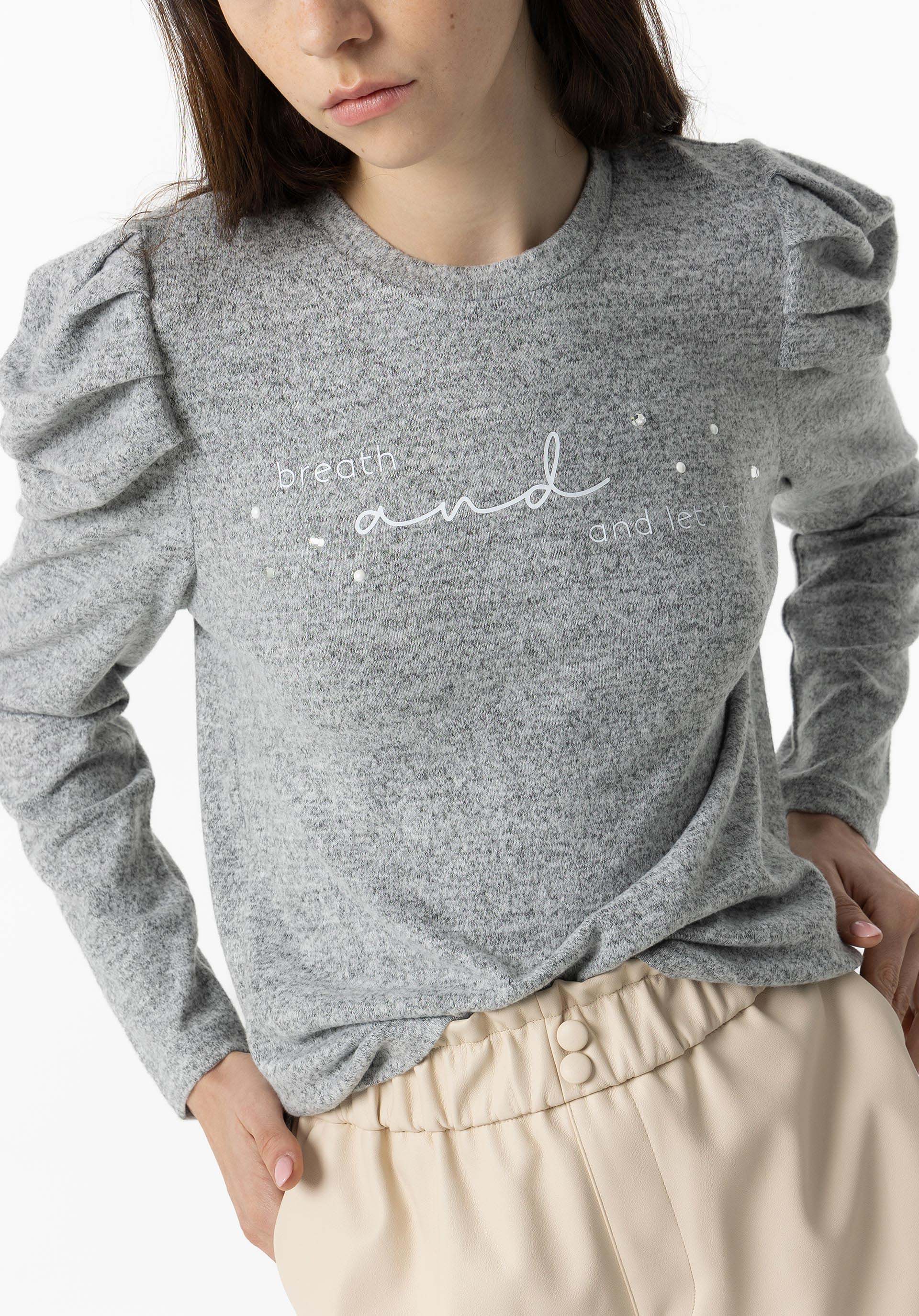 T-shirt Toque Suave com Mensagem