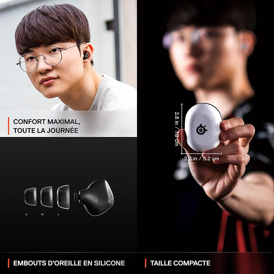 SteelSeries Arctis GameBuds for PlayStation - Noir