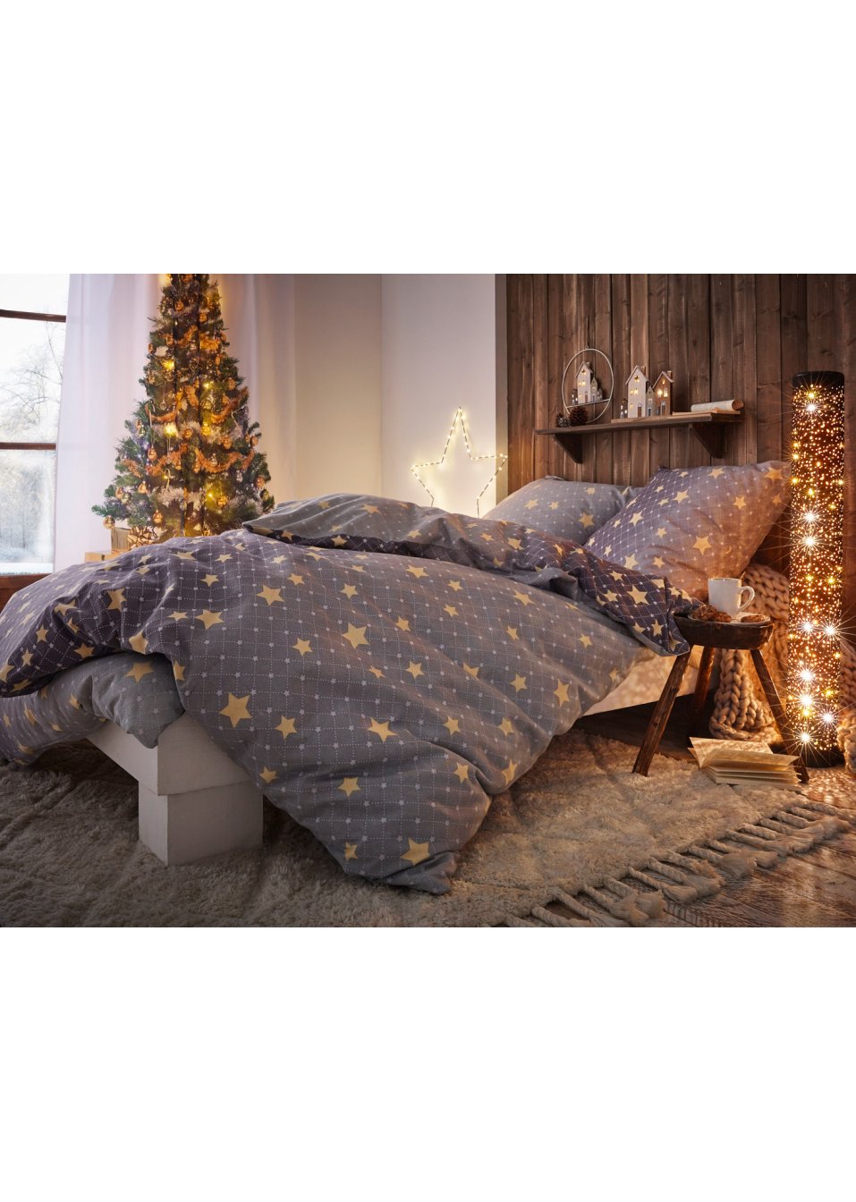 Parure de lit avec étoiles