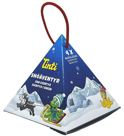 Tinti Christbaumkugel - 4er-Pack - Schneeabenteuer