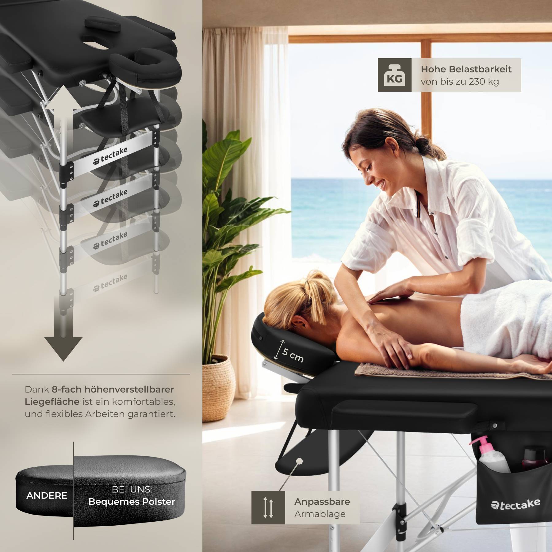 3 Zonen Massageliege Phuket