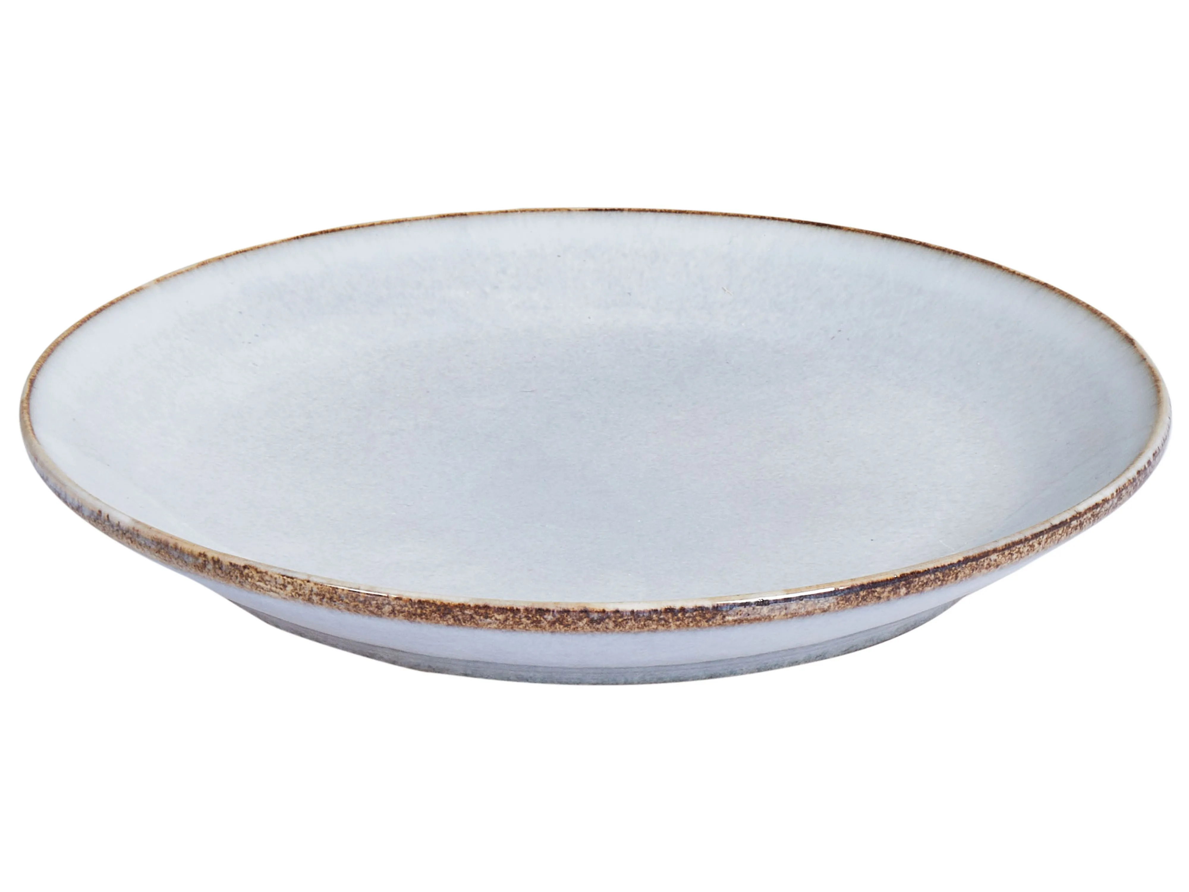 Set van 8 dessertborden JUNIPER Steengoed Lichtblauw