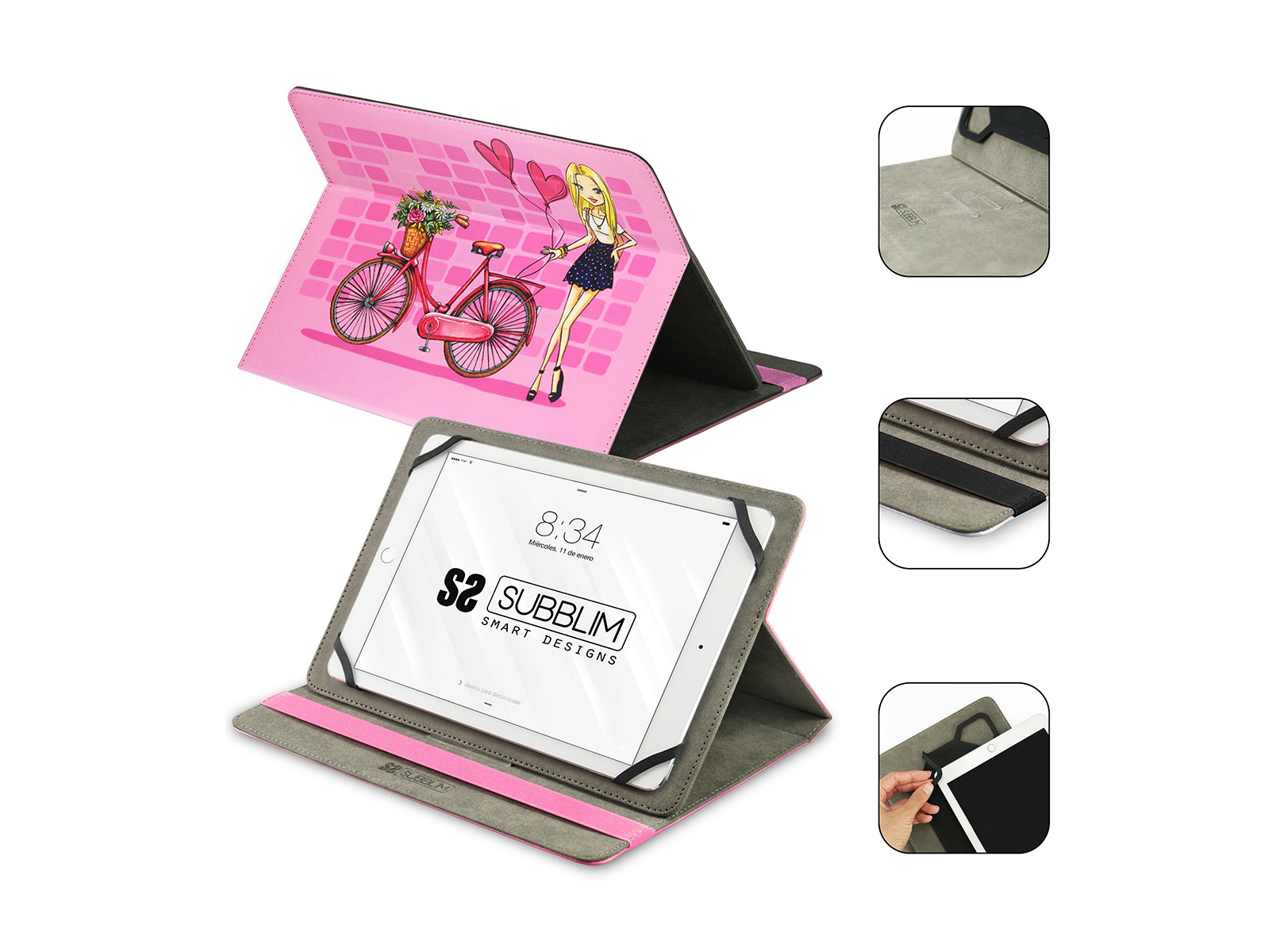 CAPA UNIVERSAL TABLET SUBBLIM ATÉ 10.1\