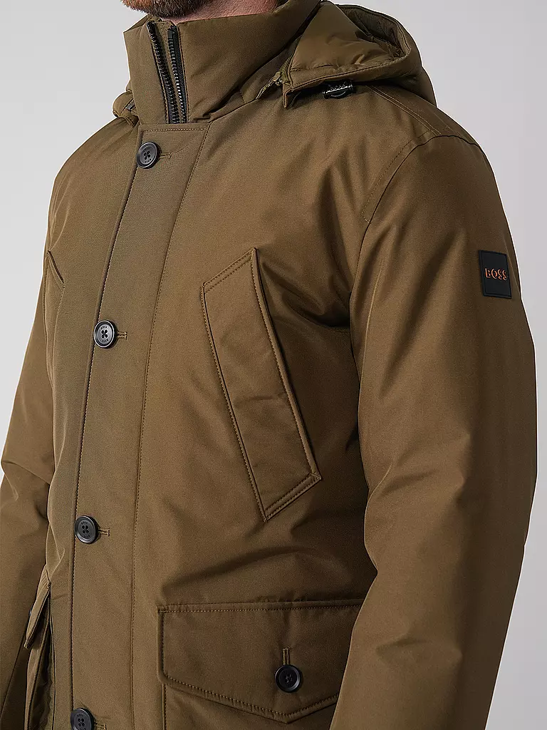 BOSS Parka OSIASS olive