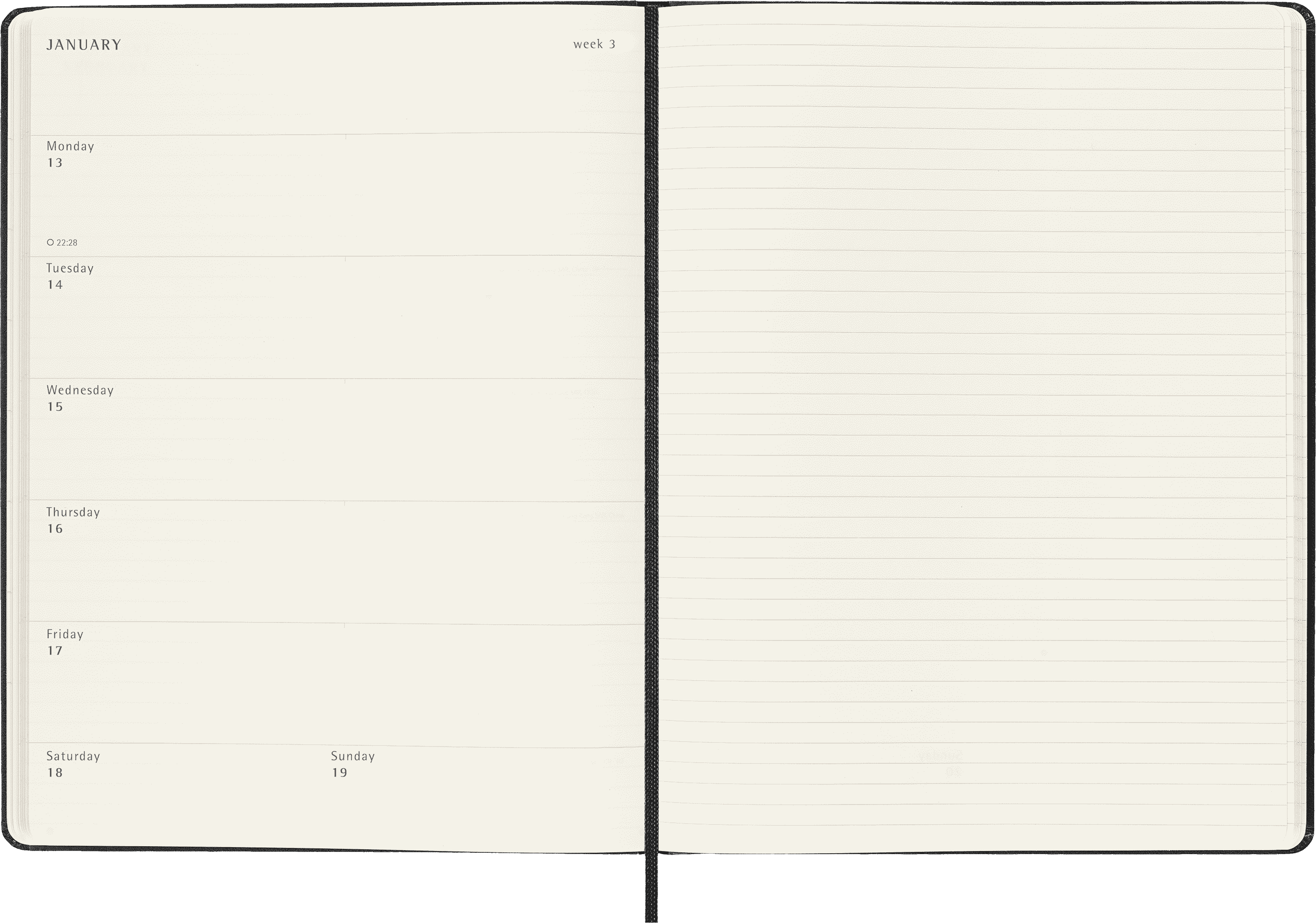 Classic Planner 2024/2025 XL Weekly, hard cover, 18 months