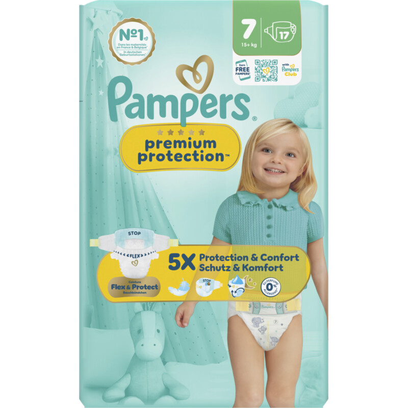 Pampers Premium protection luiers maat 7