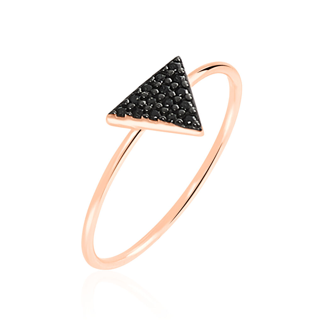 Bague Amellia Argent Rose Oxyde De Zirconium