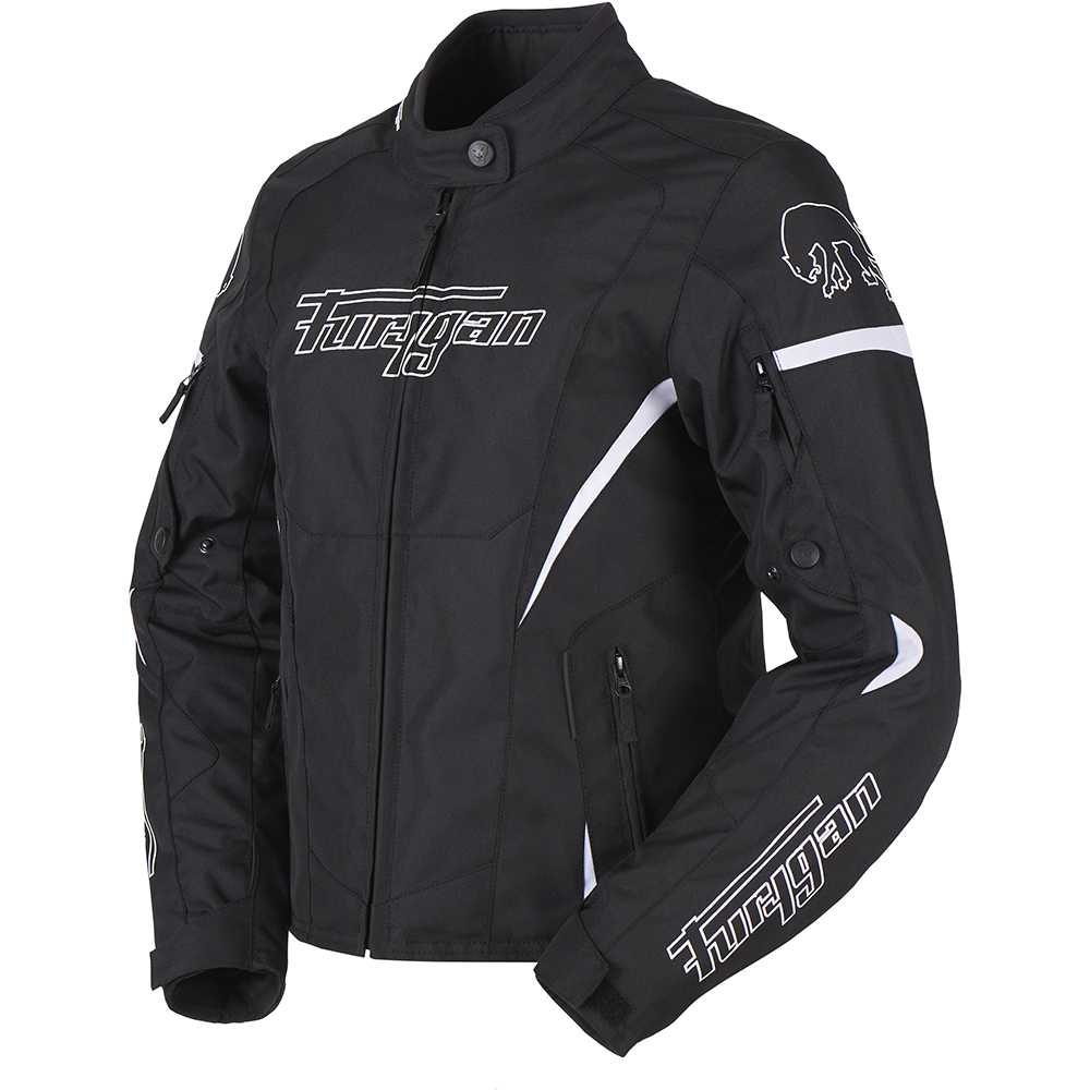 Furygan - Blouson femme Volva Noir / Blanc
