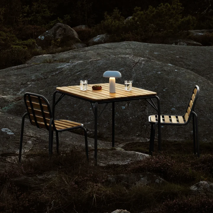 Normann Copenhagen - Vig Outdoor Stuhl, dunkelgrün