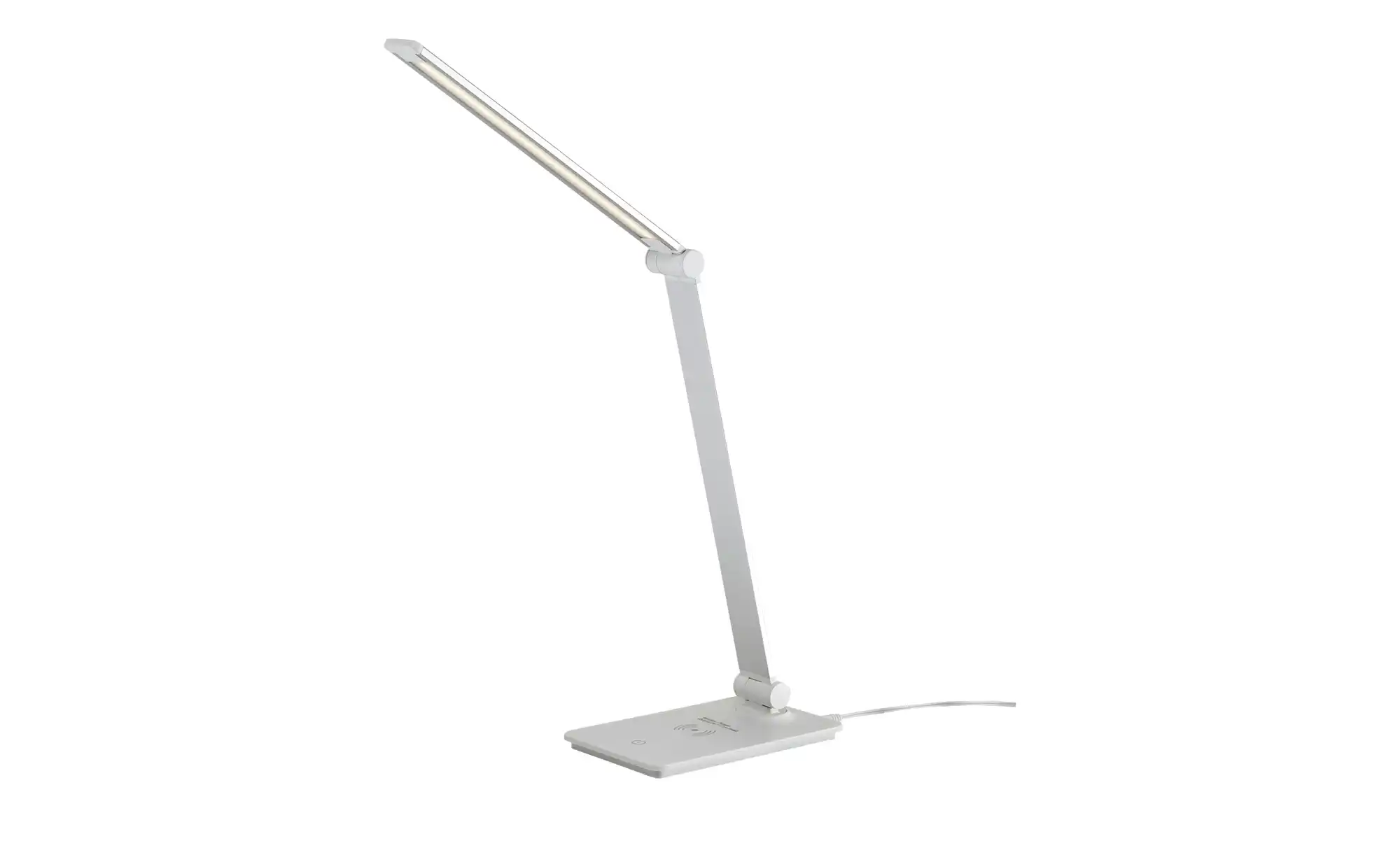 KHG LED-Tischleuchte, weiß mit Qi-Charger