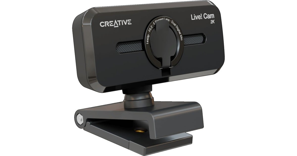 CreativeLive! Cam Sync V3 webcam  (Zwart)