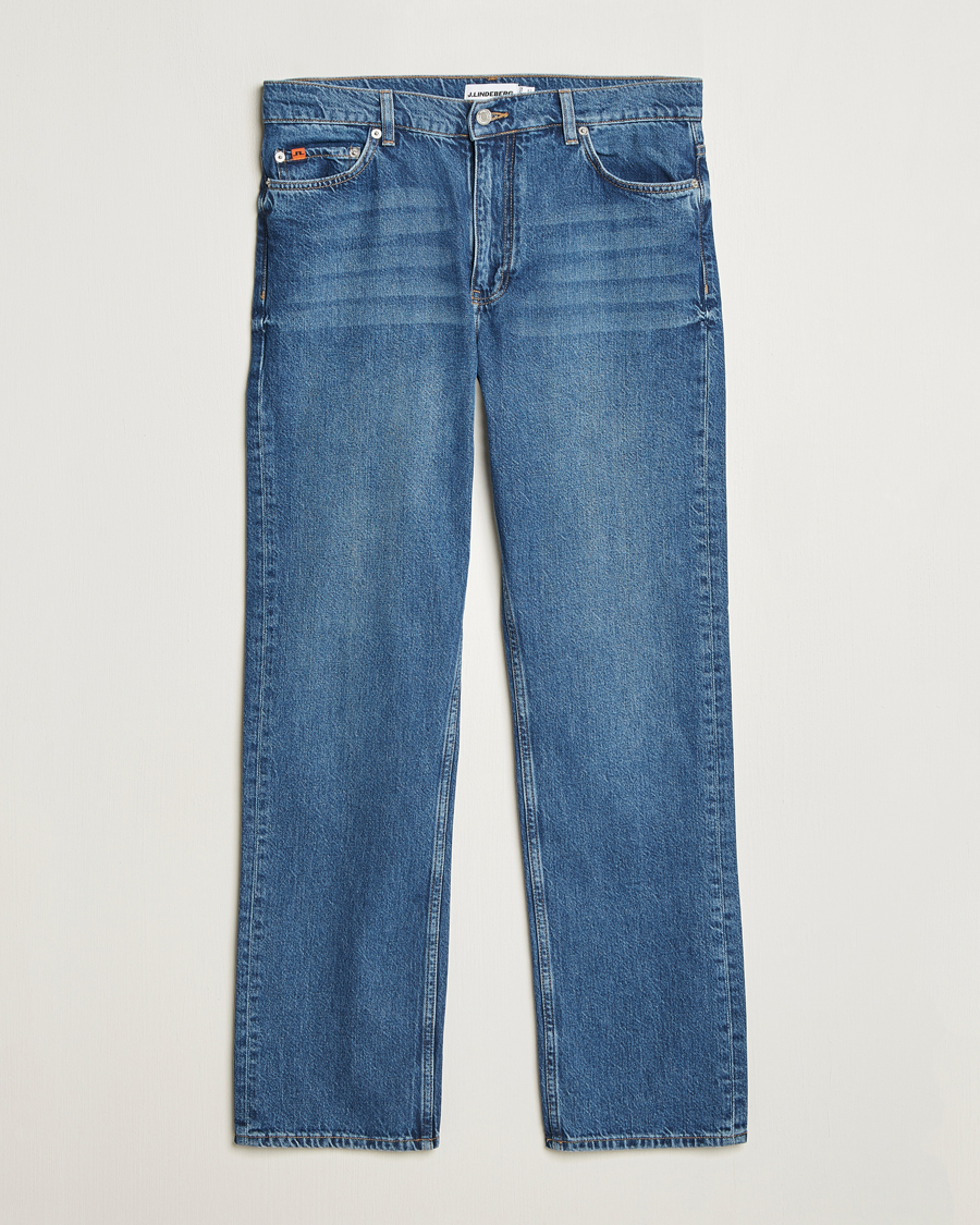 J.Lindeberg Cody Washed Reg Jeans Mid Blue