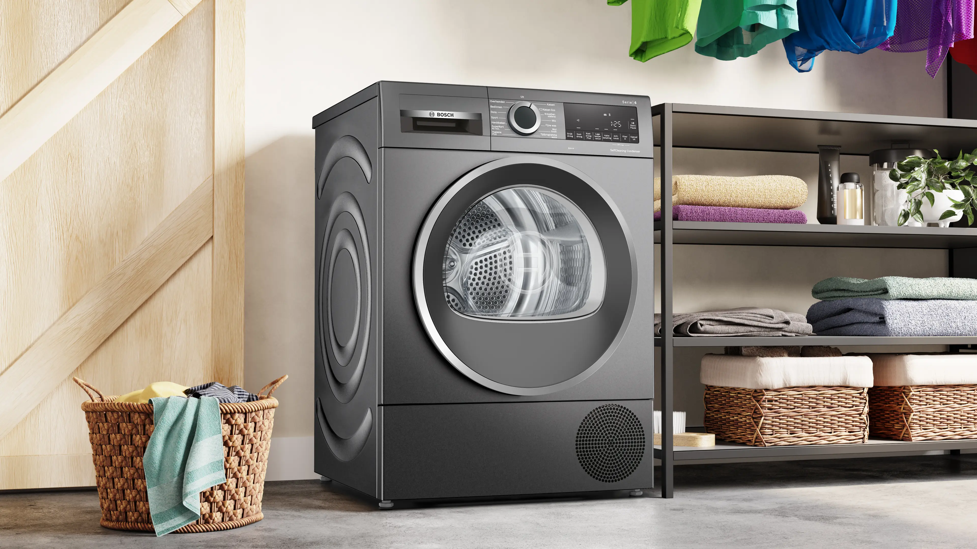 Serie 6 Warmtepompdroger 8 kg Cast iron grey