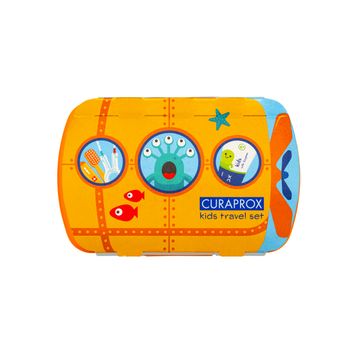 CURAPROX kids Travel Set<br>1 Stück, Box, orange