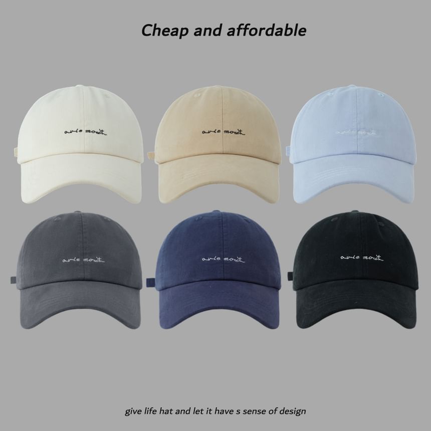 Alpha Kiss - Baseballpet met geborduurde letters