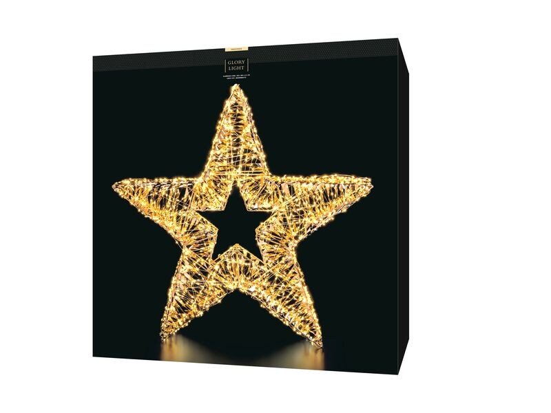 STT Glamour star, 80 Warmweiss LED Dekoration