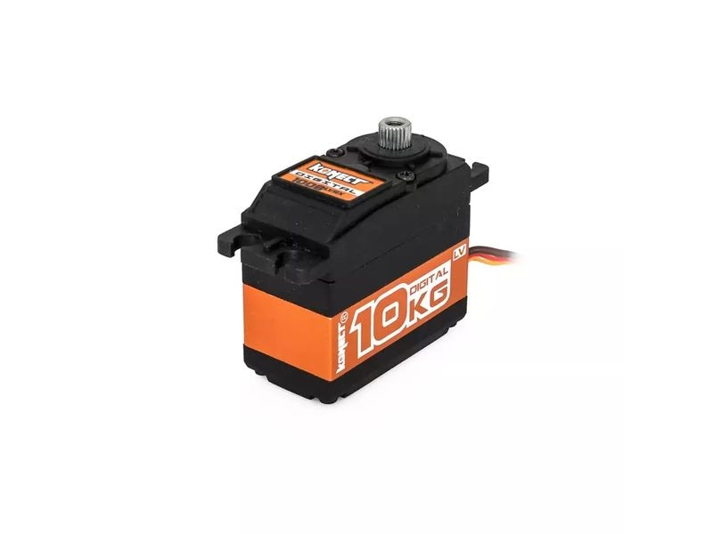 Konect Standard Servo 1008LVRX Racing 10 kg, 0.083 s, Brush Digitales Standard Servo mit Metallgetriebe und Brushless-Motor