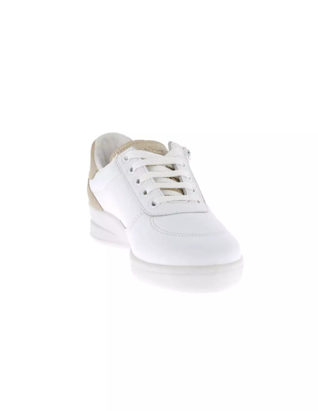 TBS BRAZIP - Baskets BLANC+BEIGE