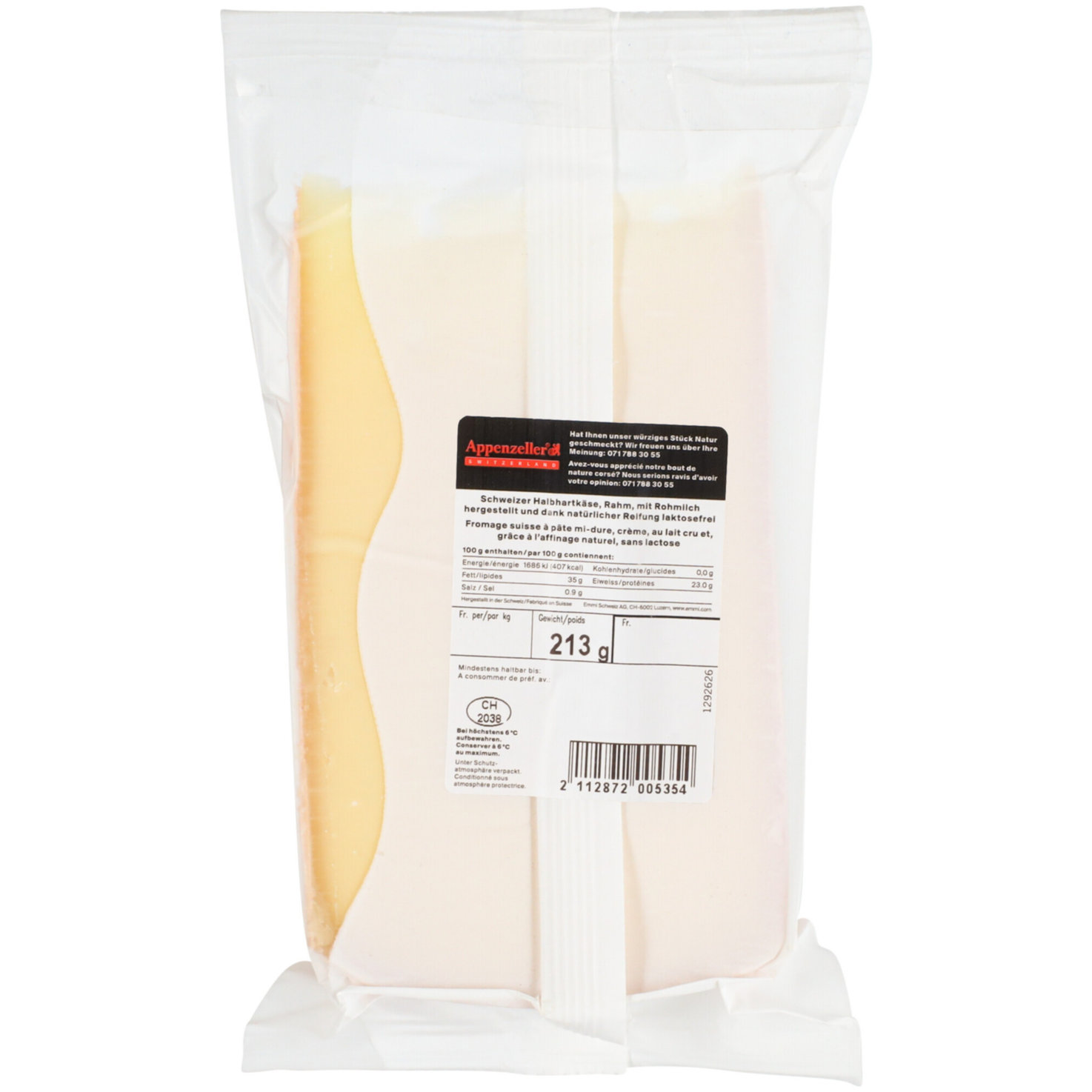 Appenzeller Rahmkäse ca. 214g