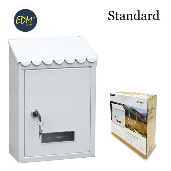 EDM Caixa de Correio Modelo Standard Branco - EDM85804