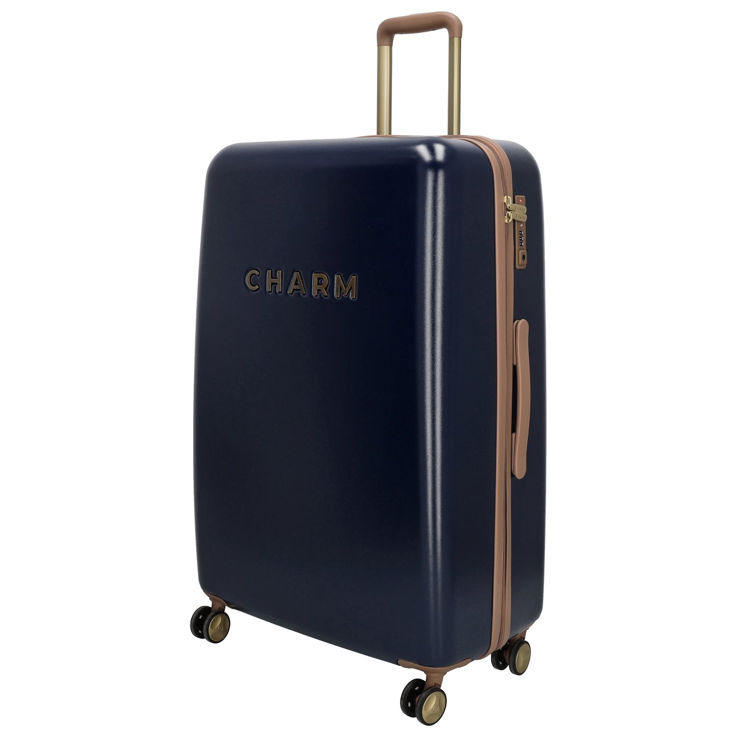 Charm London Travel Trolley L blauw