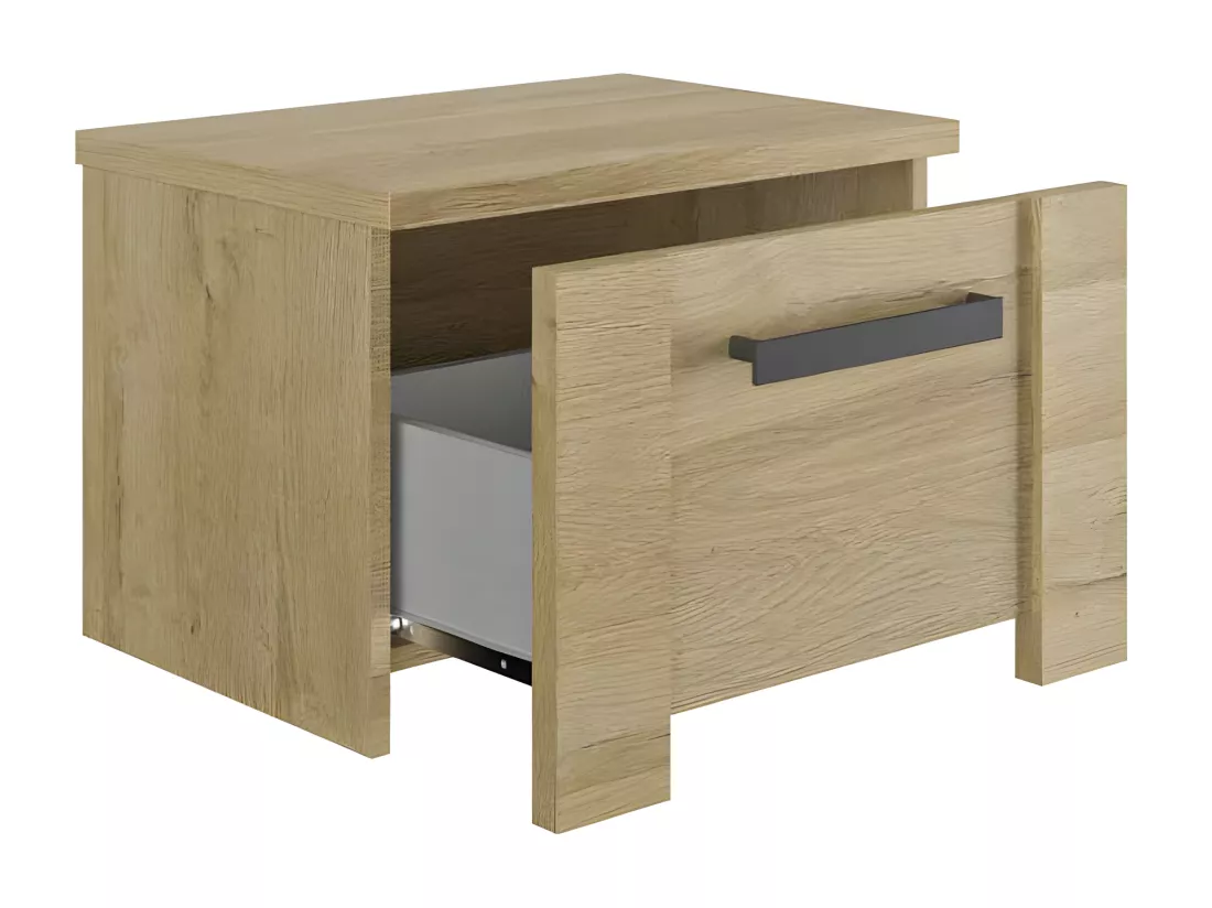 Chambre Adulte Complète (160*200) Chêne blond - MARCELLINO
