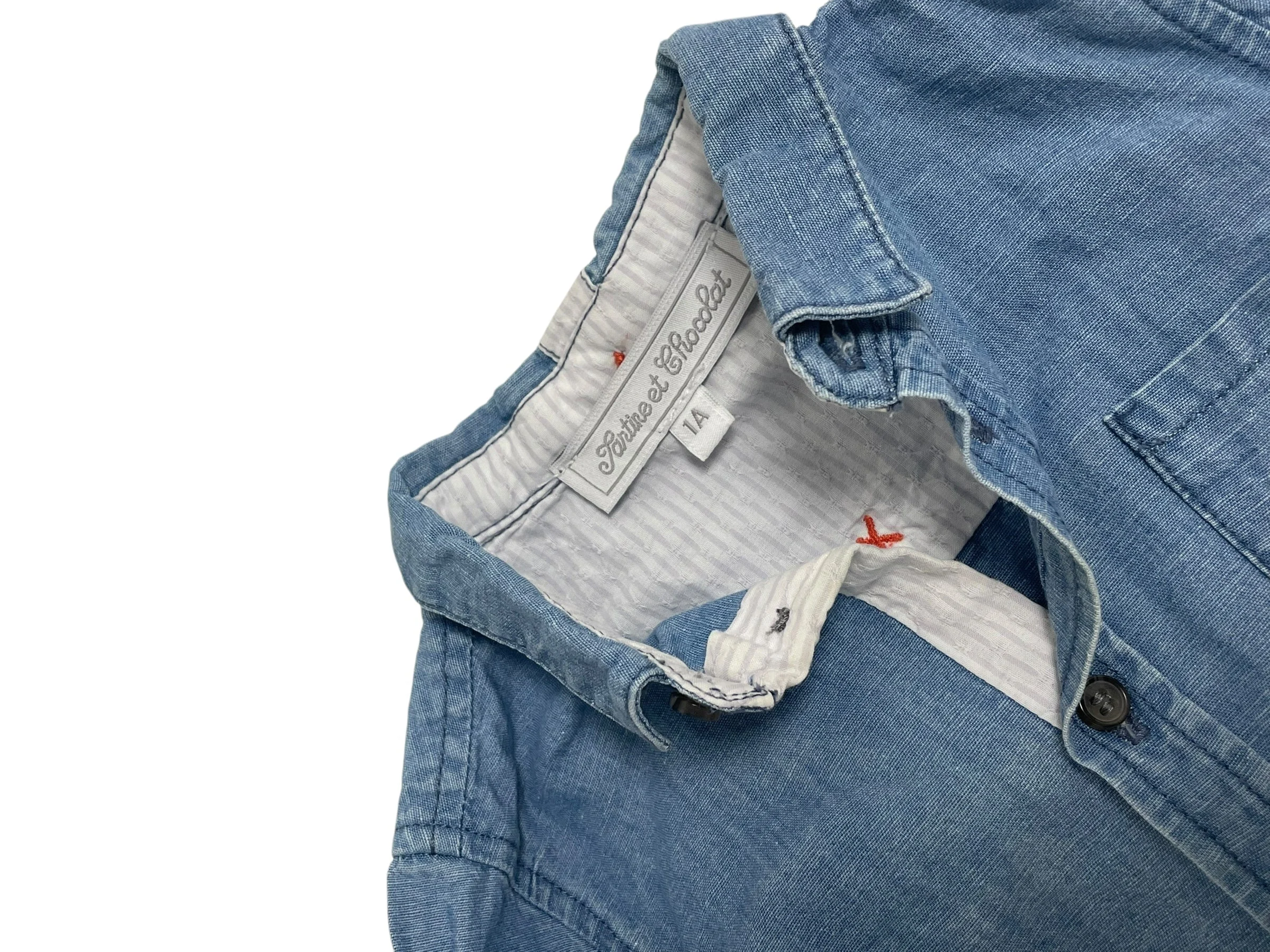 Chemise bébé bleu - 12 mois | Bleu