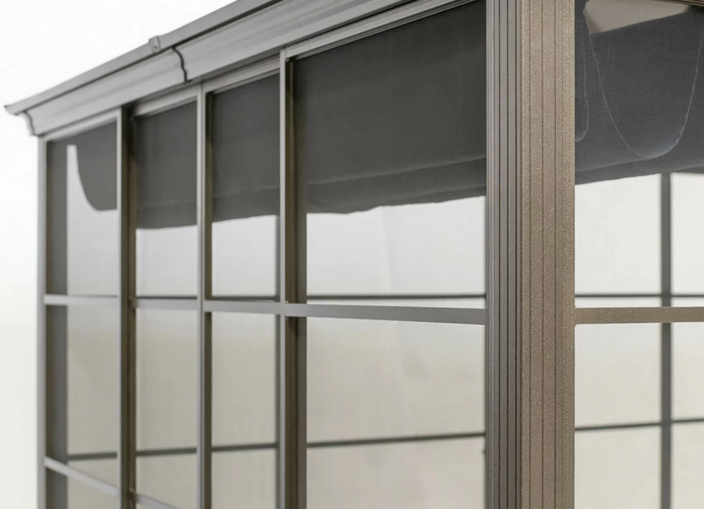 SOJAG Aluminium Pavillon Castel in edlem Bronzeton