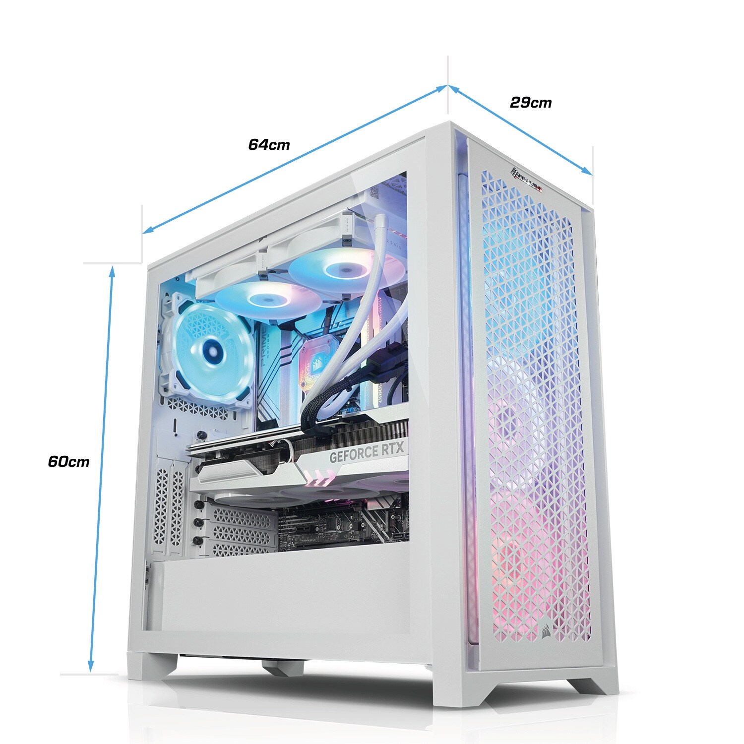 Gaming PC Supreme 13 Intel Core i7-13700KF, 64GB DDR5, NVIDIA RTX 4080 Super 16 GB, 2TB SSD, 2TB SSD, Windows 11