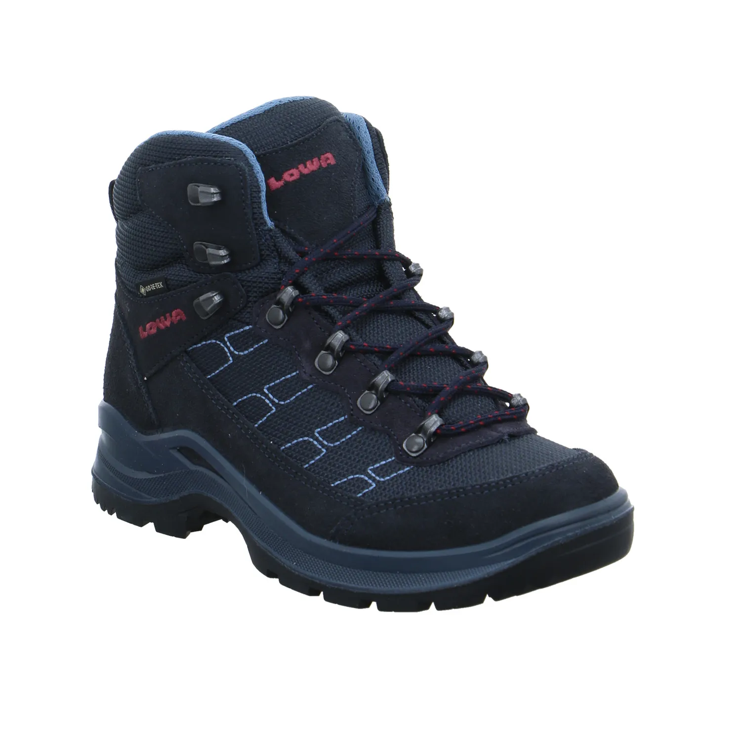 LOWA Wander- Bergschuh Damen Blau Lederimitat