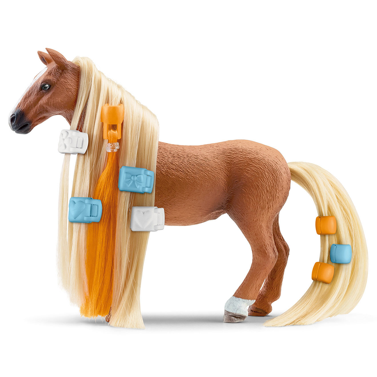 Schleich Coffret cheval à coiffer Kim et Caramelo multicolore