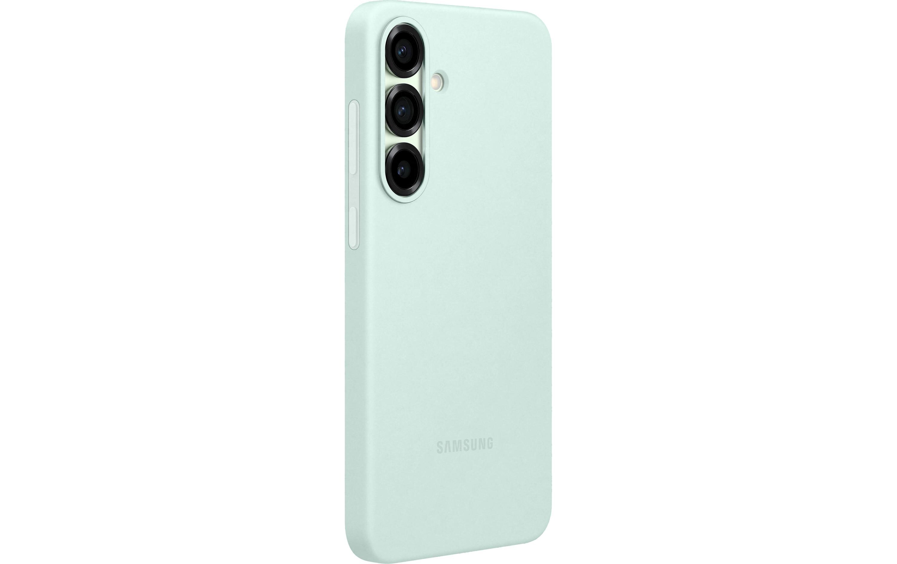 Back Cover Silicone Galaxy S25+ MintModerne Handyhülle aus ultradünnem und griffigem Silikon für das Samsung Galaxy S25+