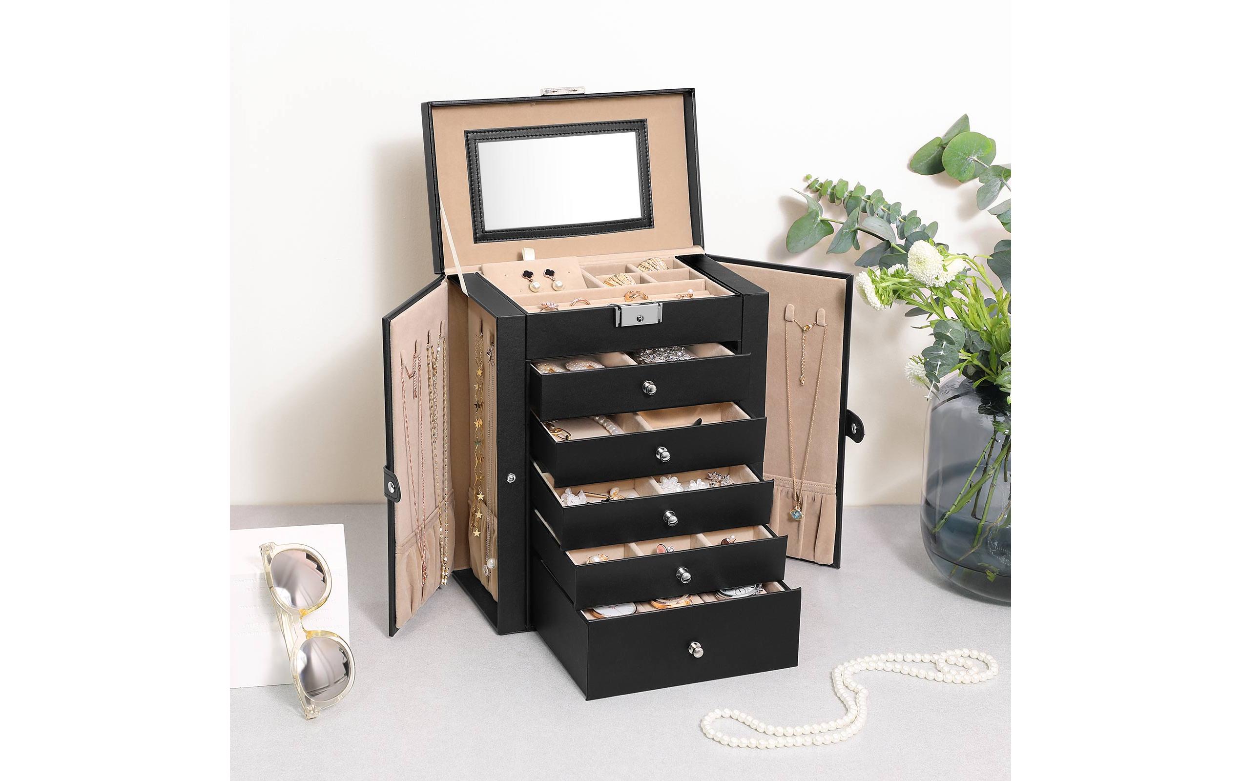 Schmuckschatulle 26 x 15 x 32 cmSchmuck- und Uhrenkasten