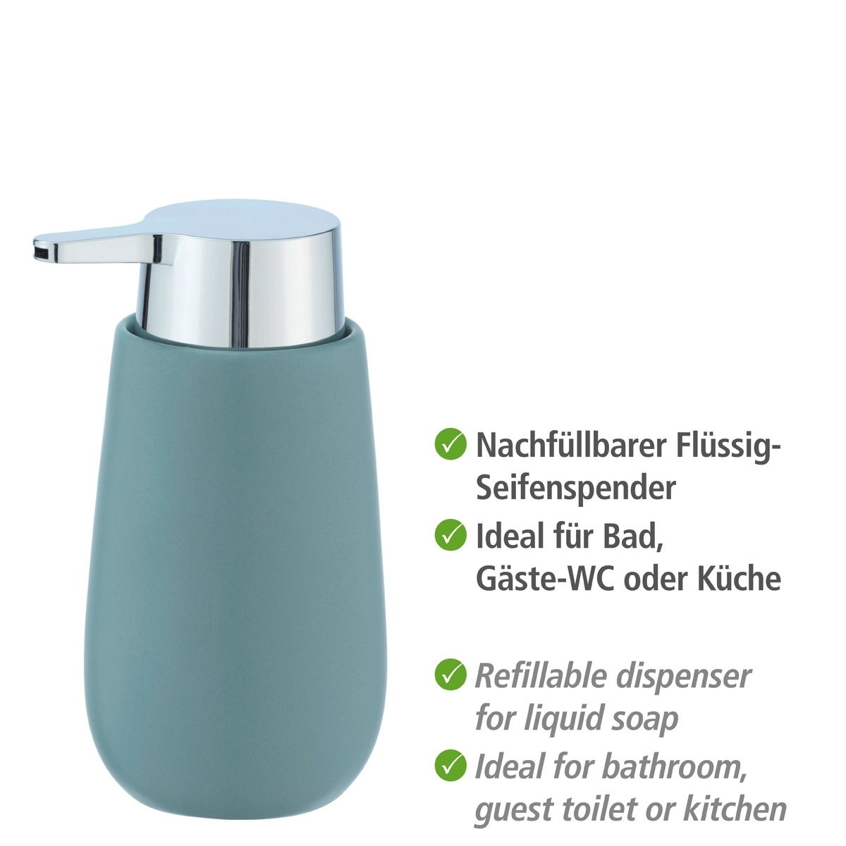 Wenko Keramik Bad-Accessoire-Set BADI