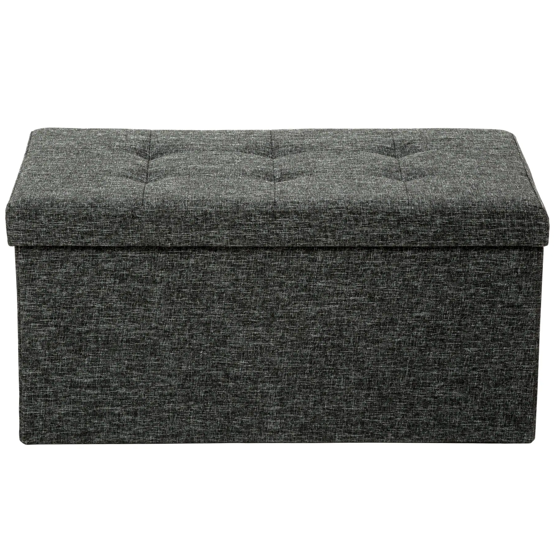 tectake® Sitzhocker, faltbar, Polyester, 76 x 38 x 38 cm