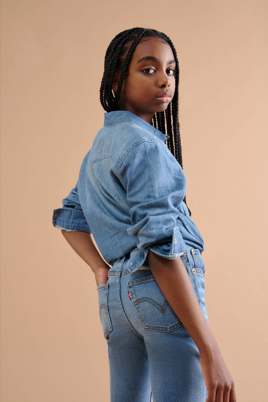 Levi's 726 high waist flared jeans CLEAN GETAWAY