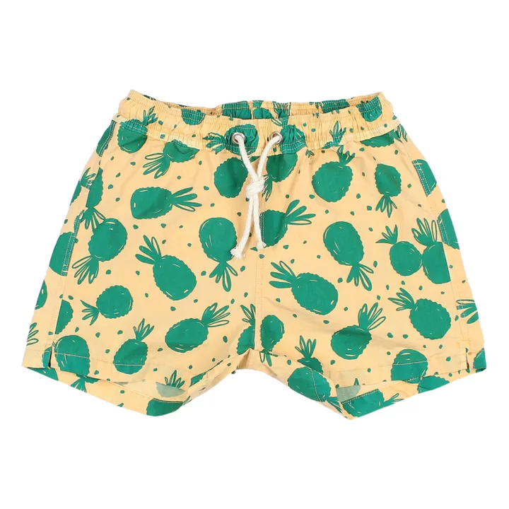 Búho Exclusivité Buho x Smallable - Short de Bain Ananas | Jaune