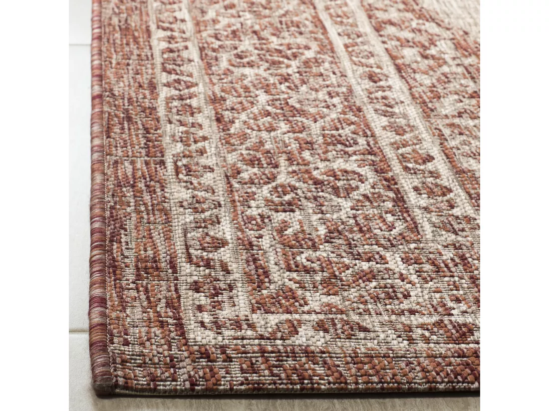Tapis Light Beige & Terracotta 79 X 152 cm - Amira