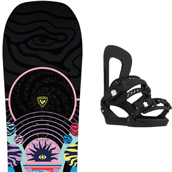 Pack snowboard ROSSIGNOL AMPAGE MIND EXPANDER + Fix