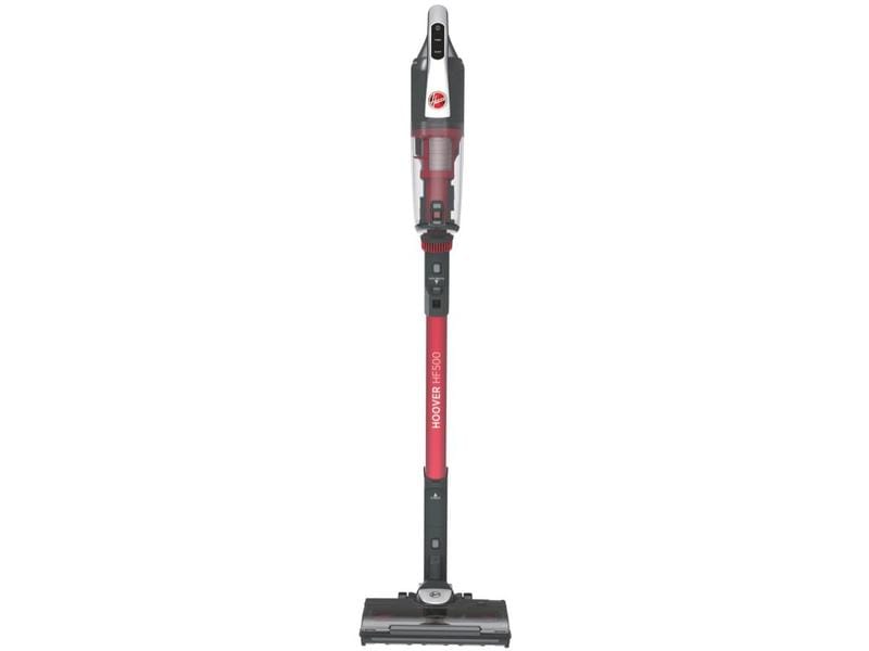 Hoover Akku-Hand- und Stielsauger HF522STH 011 Grau/Rot Kompakter Besenstaubsauger ohne Kabel