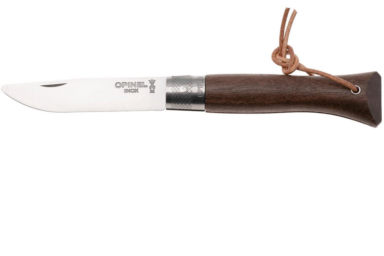 Opinel Néo6 Opiflex 003108 Stainless Steel, Black Walnut Wood, slipjoint zakmes