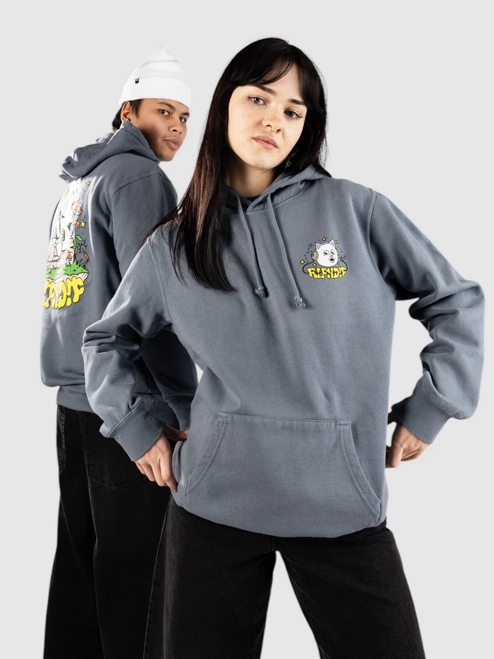 RIPNDIP Shroom Song Hoodie charcoal