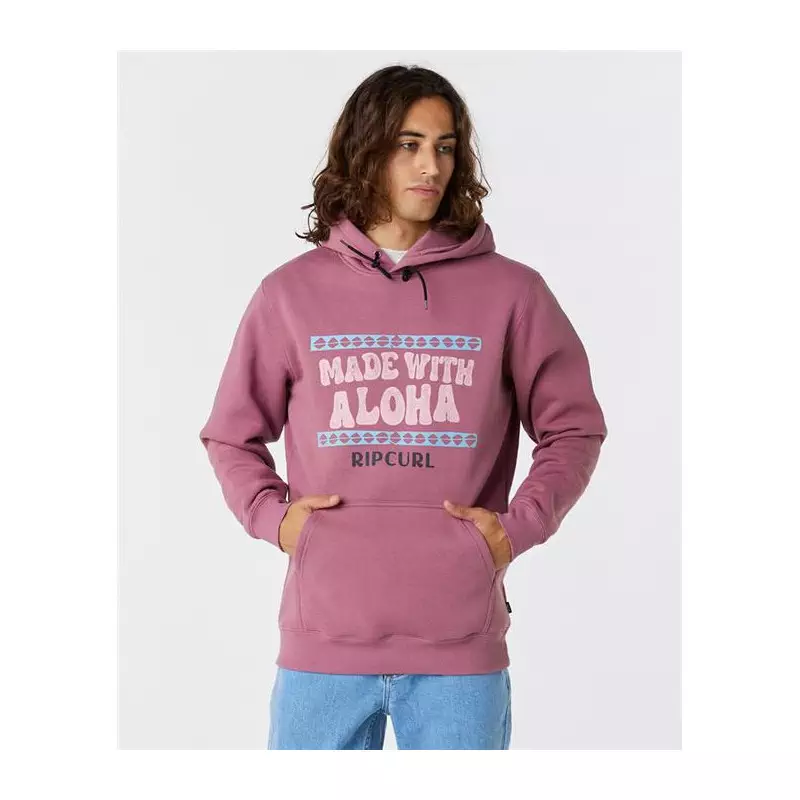 Sweat RIPCURL Down The Line Fp Hooded Mauve
