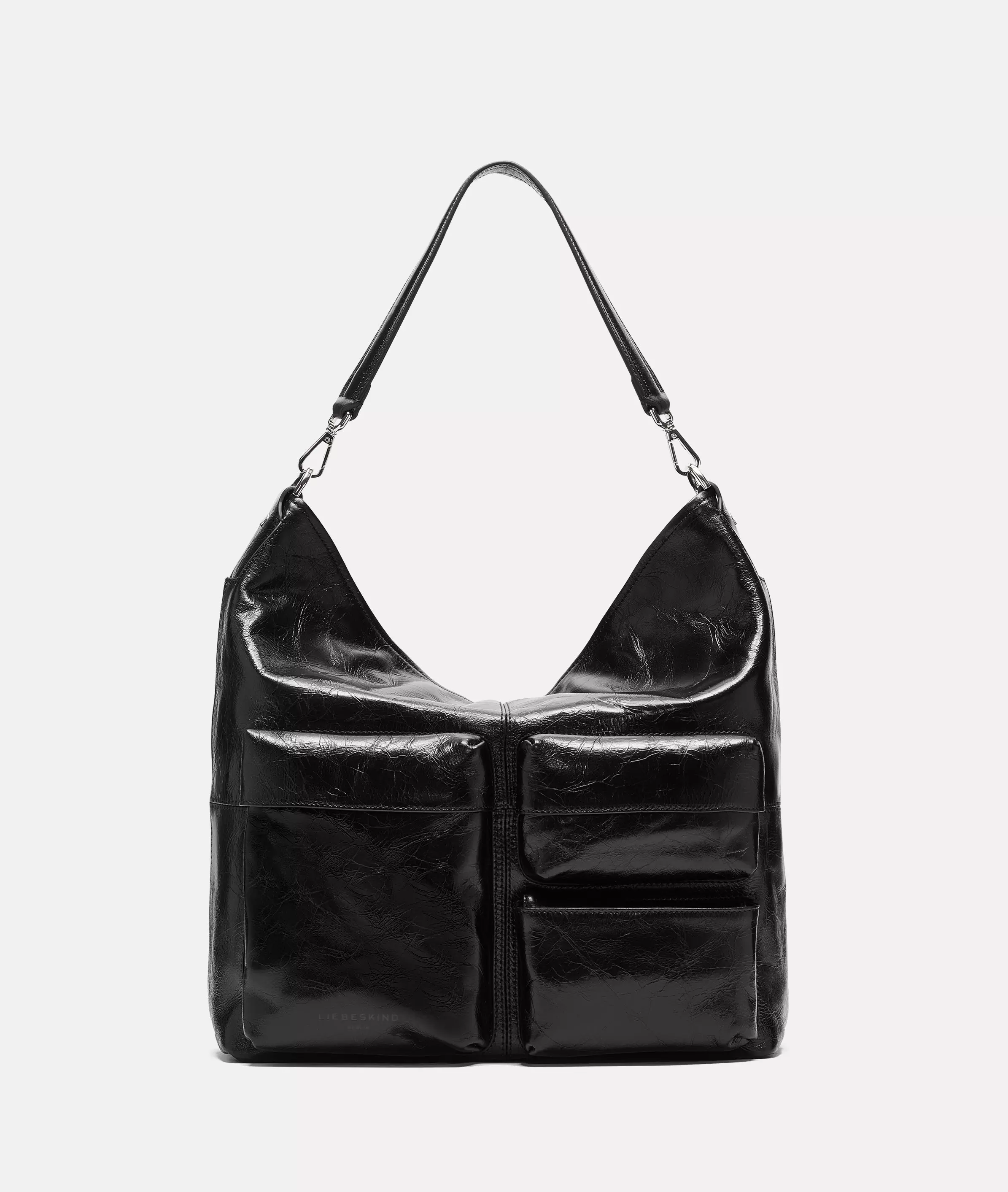 Archive LK 204 Hobo M Spacious hobo bag in patent leather