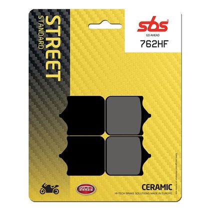 Plaquettes de freins SBS 762HF Sinter Métal Fritté Avant